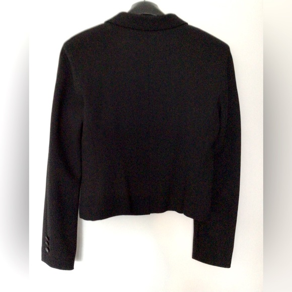 BOGATO Black Wool Crepe Lined Skirt & Jacket Suit - US 4 - Picture 7 of 11